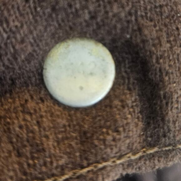 VTG 60s Levi's for Gals 542 Big E Velvety Brown Bell Bottoms, 26x27 - Picture 9 of 10